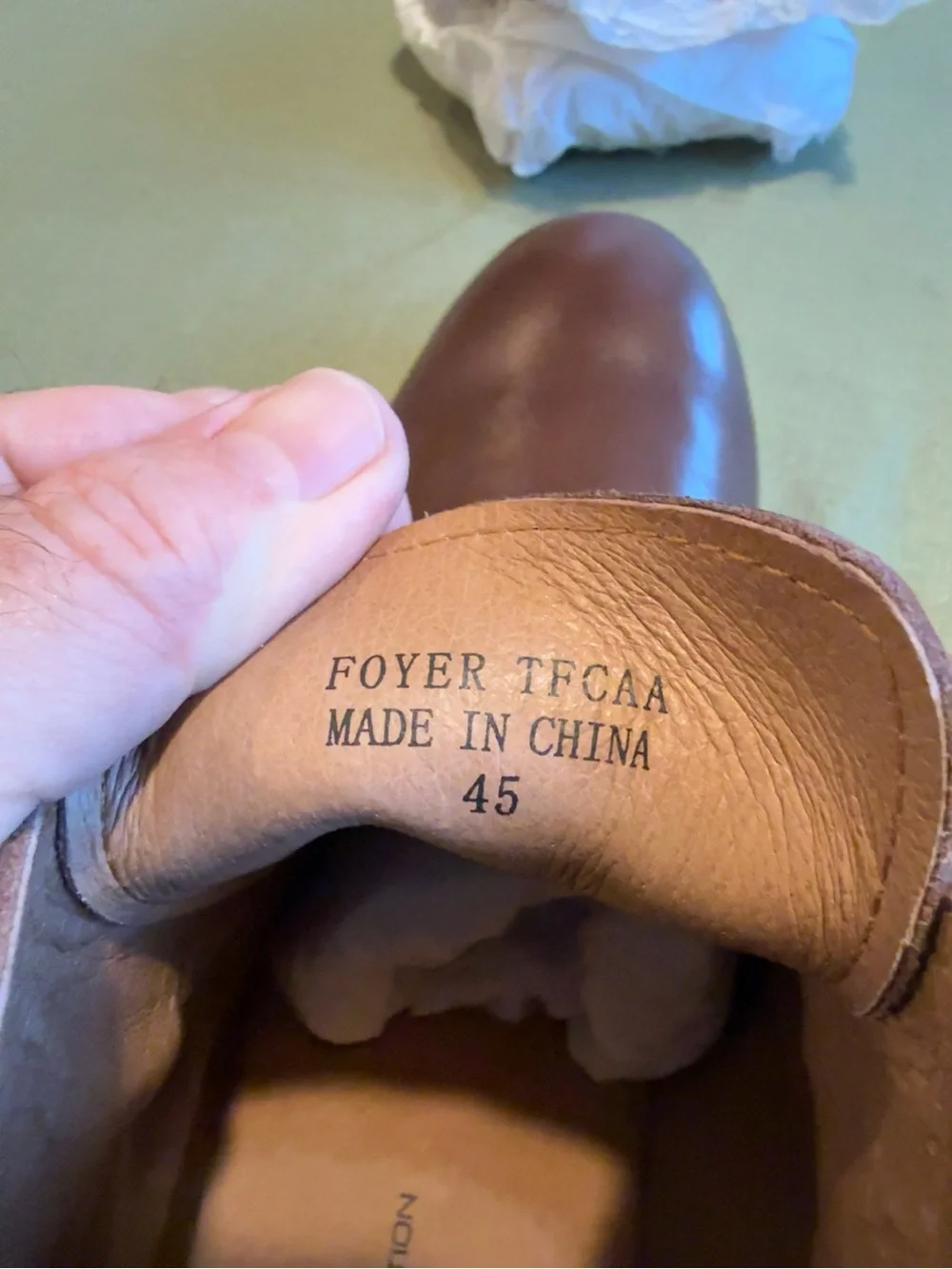 NWT French Connection FC Foyer Cognac Leather Double Monk Strap Boots Size 12
